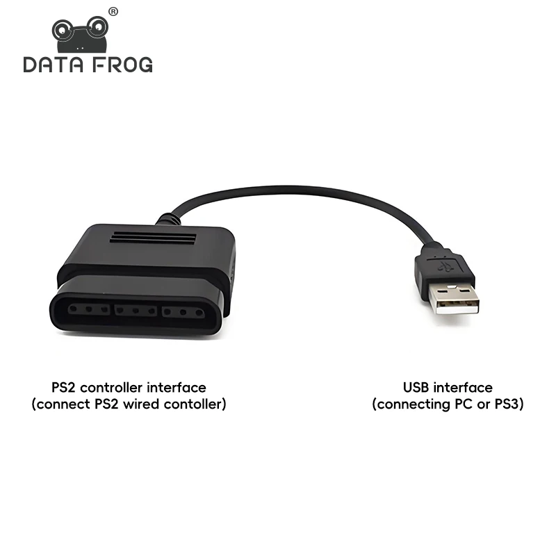 Controller-Adapter für PS2-Controller. Anschluss an die PS3-Konsole, PS2-Gamepads zum PC-Game-Player-Konverterkabel ohne Treiber