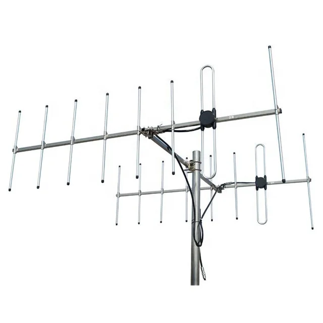 UHF VHF Yagi 2 Watt 8 Elemente für den Außenbereich, 14,5 dBi gerichtete Basisstationsantenne Image