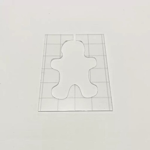 Weihnachts-Quiltvorlagen, 6-teiliges Acryl-Nählineal-Set, hohle Patchwork-Quiltwerkzeuge Image