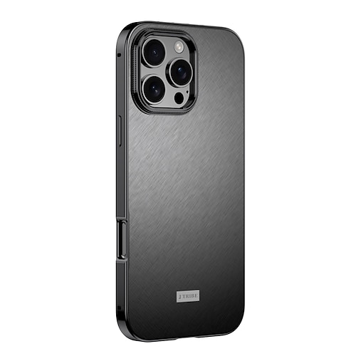 Handy Hülle Handyhüllen Für iPhone 17 Pro Max 17 Air 16 Pro Max Plus 15 Pro Max 14 Pro Max Rückseite Stoßfest Retro Metall Image