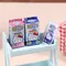 1:12 Casa delle bambole in miniatura Hello Kitty Patch che riduce la febbre in scatola Patch rinfrescante Modello Decor Toy Accessori per casa delle bambole