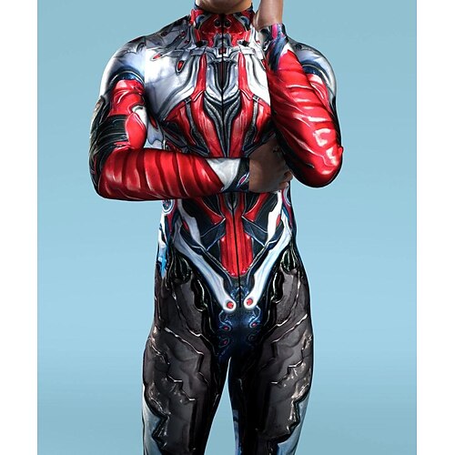 Gemusterte Zentai-Anzüge Cosplay Kostüm Bodysuit Drucken Karnevalskostüm Ganzkörperanzug Herren Damen Jungen Sexy Kostüm Halloween Kostüm für Leistung Party Maskerade Kinder Erwachsene Image