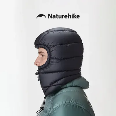 Naturehike Down Hat Goose Duck Velvet Winter Warm Outdoor Waterproof Sports Hats Camping Hiking Climbing Drawstring Cold Cap