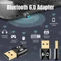 Trasmettitore ricevitore Bluetooth USB Dongle Bluetooth 6.0 per altoparlante per PC Mouse wireless Tastiera Adattatore audio musicale Driver gratuito