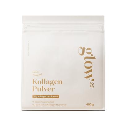 Glow25 Kollagen Pulver - Unser Original Premium Hydrolysat Peptide Typ 1 und 3 450g 0.45 kg Image