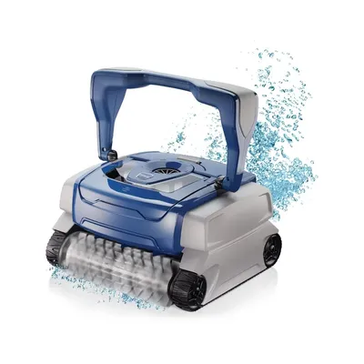 Sport Robotic Pool Cleaner, Automatic Vacuum for InGround Pools up to 40ft, Wall Climbing Vac w/ Strong Suction & E