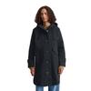 Outdoorjacke MARC O'POLO "aus gepeachtem Baumwoll-Twill", Damen, Gr. 38, blau (deep night blau), Obermaterial: 100% Baumwolle; Füllung: 100% Nicht verfügbar; Futter: 100% Polyester, unifarben, casual, relaxed fit, Langarm, Jacken