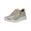 Sneaker IMAC "Imac Sneaker Lederimitat/Textil", Damen, Gr. 41, beige (gold, beige), Lederimitat, Textil, casual, Schuhe