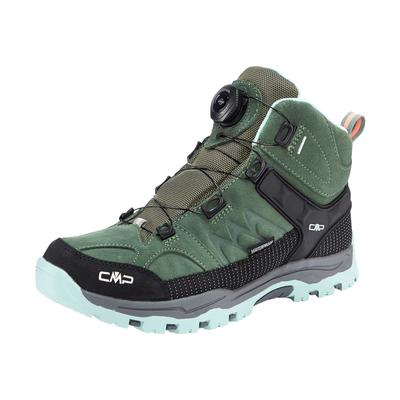 Outdoorschuh CMP "KIDS KIRUNA MID FITGO TREKKING SHOES WP", Gr. 39, musk, jade, Leder, sportlich, Schuhe, wasserdicht Image