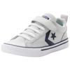 Sneaker CONVERSE "PRO BLAZE STRAP LEATHER EASY ON", Gr. 34, barely grau, navy, weiß, Leder, sportlich, Schuhe