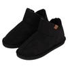 Hausschuh APOLLO "LADIES HOME BOOTS SUEDE", Damen, Gr. 39/40, schwarz, Obermaterial: 100% Polyester. Futter: 100% Polyester. Laufsohle: 100% Gummi, unifarben, klassisch, Schuhe, mit Logoprägung und kuscheligen, wärmenden Innenfutter