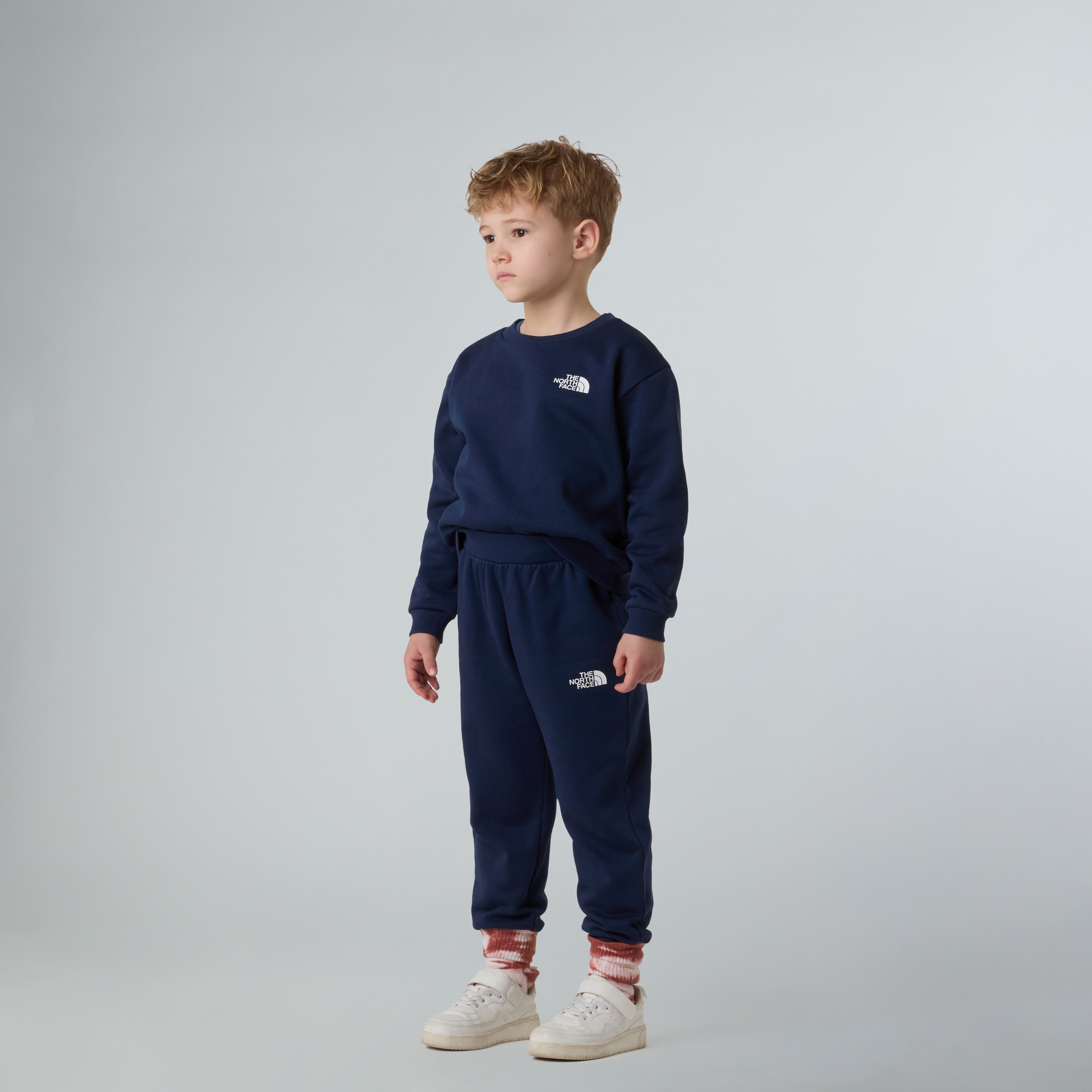 Jogginganzug THE NORTH FACE, Kinder, Gr. 3 (98), blau (summit navy), Obermaterial: 68% Baumwolle, 32% Polyester, Sportanzüge Image