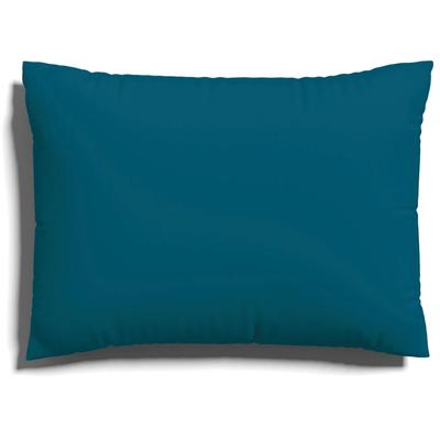 Kissenbezug SCHLAFGUT "EASY Jersey", blau (petrol deep), B:60cm L:80cm, Jersey, Obermaterial: 100% Baumwolle, Kissenbezüge, Kissenhülle mit Reißverschluss, weich und saugfähig, Kissenbezug Image