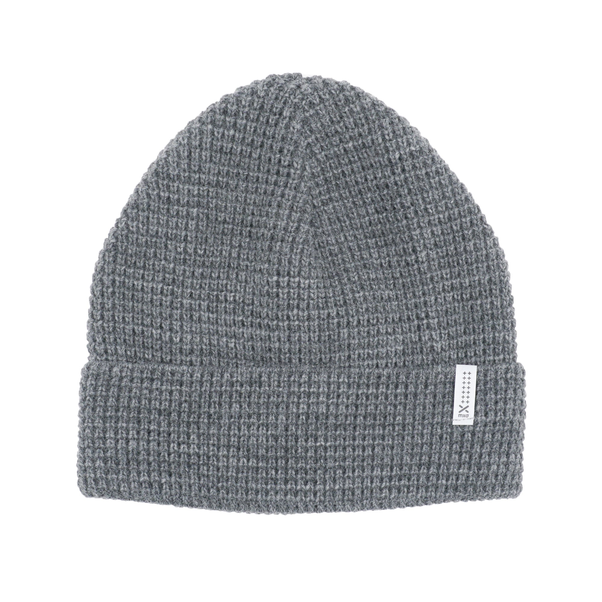 Strickmütze MAXIMO, Baby, Gr. 51, grau (dunkelgraumeliert), Strick, Materialmix, unifarben, casual, Mützen, Wollanteil, gefüttert, breiter Umschlag Image
