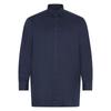 Langarmhemd OLYMP "Big & Tall", Herren, Gr. 53, N-Gr, blau (marine), Web, Obermaterial: 100% Baumwolle, unifarben, casual, comfort fit, Langarm 2-Knopf-Manschette verstellbar, Hemden, Neue COMFORT FIT BIG Kollektion, Businesshemd, New-Kentkragen