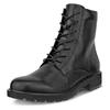 Schnürstiefelette ECCO "METROPOLE VIENNA", Damen, Gr. 39, schwarz, Leder, klassisch, Schuhe, Schnürboots, Klassik-Stiefelette mit Dual-Fit-Innensohle