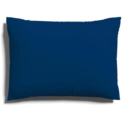 Kissenbezug SCHLAFGUT "EASY Jersey", blau (blau deep), B:60cm L:80cm, Jersey, Obermaterial: 100% Baumwolle, Kissenbezüge, Kissenhülle mit Reißverschluss, weich und saugfähig, Kissenbezug Image
