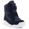 Snowboots ECCO "Winterstiefel URBAN MINI", Kinder, Gr. 30, blau (nachtblau), Veloursleder, Textil, sportlich, Schuhe, Winterboots, Klettstiefel, Winterstiefel mit Klettriemchen, GORE-TEX