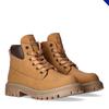 Schnürboots TOMMY HILFIGER, Kinder, Gr. 35, gelb (ockerfarben), Synthetik, modisch, Schuhe, Chunky Boots, Winterboots mit Blockabsatz
