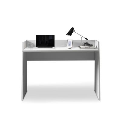 Schreibtisch INOSIGN "Vega, Schreibtisch, kleiner Computertisch, Bürotisch für Büro", weiß (weiß hochglanz), B:100cm H:75cm T:50cm, Tische, mit 2 Diagonalseit, Arbeitsplatte Breite 100 cm Image