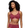 Minimizer-BH TRIUMPH "Essential Minimizer T W X", Damen, Gr. 90, Cup E, sweet marsala, Microtouch, Obermaterial: 70% Polyamid, 30% Elasthan, casual, BHs, verkleinert die Brust optisch um eine Cup-Größe
