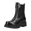 Stiefelette NERO GIARDINI "Nero Giardini Stiefelette Leder/Textil", Damen, Gr. 39, schwarz, Leder, Textil, casual, Schuhe