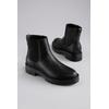 Chelseaboots ANISTON SHOES, Damen, Gr. 41, schwarz, Lederimitat, klassisch, Schuhe, Stiefelette, Blockabsatz, mit breitem Stretch - NEUE KOLLEKTION
