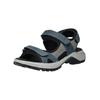 Sandale IMAC "Imac Sandalen Leder", Kinder, Gr. 39, bunt (blau, grau), Leder, casual, Schuhe