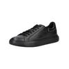 Sneaker GEOX "Geox Sneaker Leder", Herren, Gr. 41, schwarz, Leder, casual, Schuhe