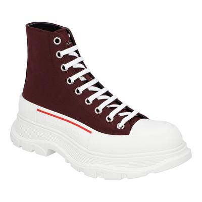 Alexander McQueen Tread Slick Stiefel 'Burgunder Weiß' Image