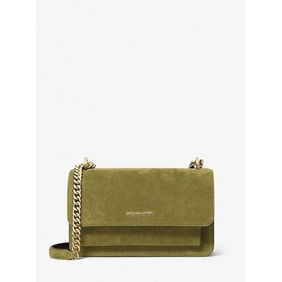 Mk Claire Large Suede Shoulder Bag
