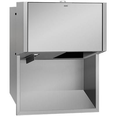 KWC Aquarotter WC-Doppelrollenhalter, EXOS, Edst., 284x350x147 mm, Unterputz, 2030034642 2030034642 Image