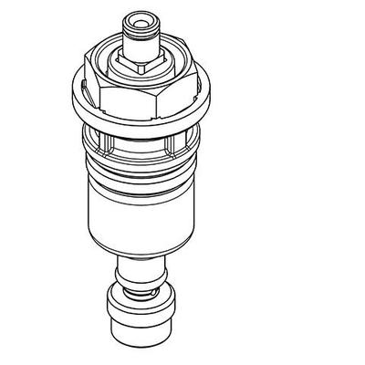 KWC Aquarotter Funktionsteil, AQUALINE, für WC-Spüler DN20, 2000104374, 2000104374 2000104374 Image