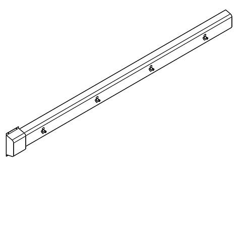 KWC Aquarotter Armatureneinheit, Edst., W.-Mont., 4 Waschplätze, 2440 mm, Wasser hi. li, 2030071619 2030071619 Image