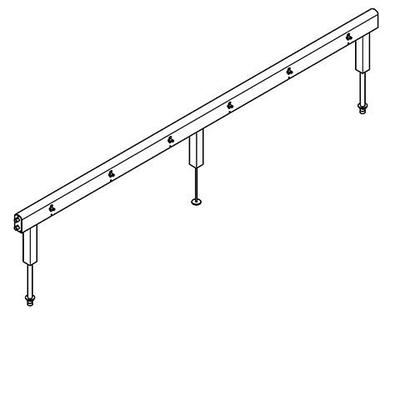 KWC Aquarotter Armatureneinh., Edst., doppelreihig, 12 Waschplätze, 3600 mm, Wasserans Seite, 360000 3600001399 Image