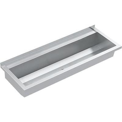 KWC Aquarotter Waschrinne, PLANOX, Edelstahl, W.-Mont., 1000x210x442 mm, m. Arm-bank, 2030052439 2030052439 Image