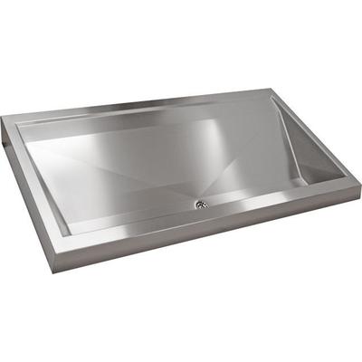 KWC Aquarotter Reihenwaschanlage, PRESTIGE, Edst., 2400x150x570 mm, 3 bzw. 4 Waschplätze, 2030022472 2030022472 Image