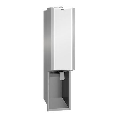 KWC Aquarotter Seifenspender, EXOS, Edelstahl, UP, 124x500x120 mm, Front ESG weiß, 2030034667 2030034667 Image