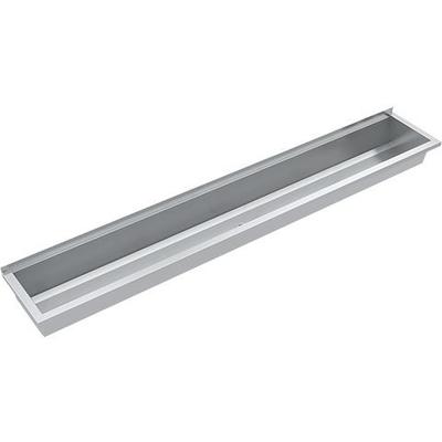 KWC Aquarotter Waschrinne, PLANOX, Edelstahl, W.-Mont., 2100x210x382 mm, o. Arm-bank, 2030046734 2030046734 Image