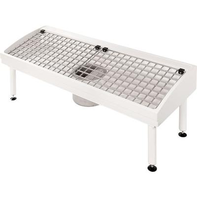 KWC Aquarotter Stiefelreinigungsanlage, SIRIUS, MIRANIT, 1400x500x510 mm, Siphon, 2 Pl., 2000102727 2000102727 Image