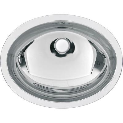 KWC Aquarotter Ovalbecken, RONDO, Edelstahl, 512x159x392 mm, Überlauf, hochglanz, 2000056539 2000056539 Image