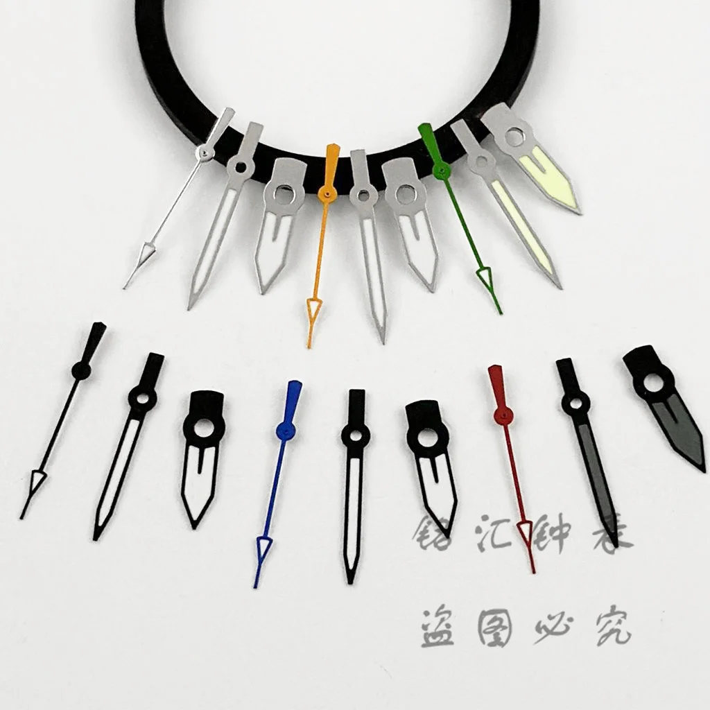 NH35 Zeiger Uhr Grün Leucht Hände Für NH35/NH36/7S26/7S36/4R35/4R36 NH70 Automatische Bewegung ersatz Zubehör Teile Image