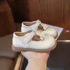 Mädchen Prinzessin Schuhe Neue Kinder Schuhe Große Kinder Schwarz PU Leder Schule Student Loafer Wohnungen Größe 21-30