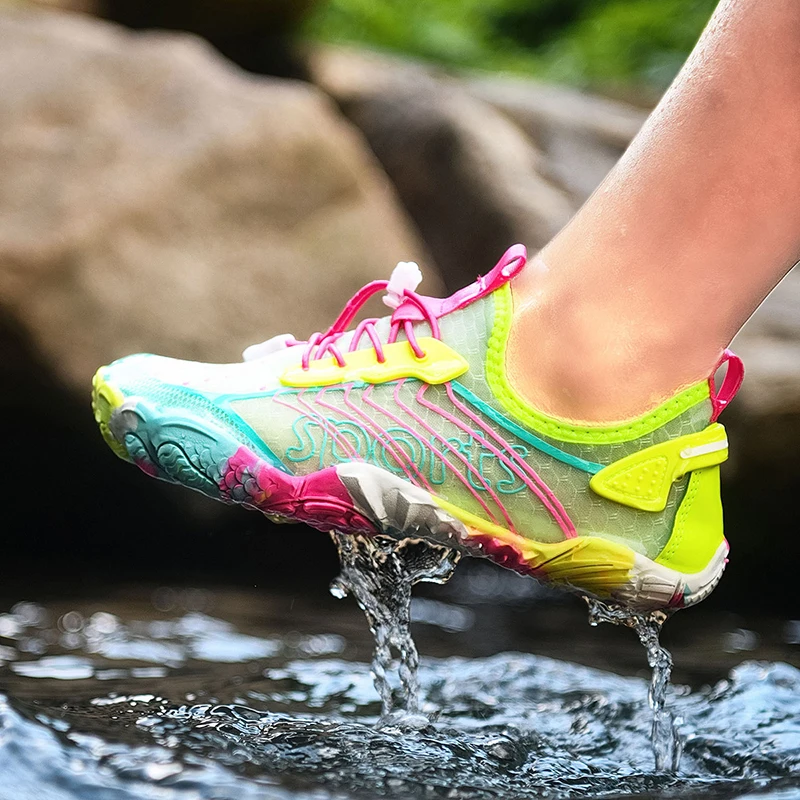 Neue Wasser Schuhe frau Wandern Sport Schuhe Squat Fitness Schuhe Angeln Schwimmen Schuhe Schnorcheln Surfen Fünf-Finger Strand Schuhe