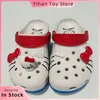 Auf Lager Sanrio Hello Kitty Loch Sandalen Hausschuhe Sandalen Kawaii Eva Anime Home Strand Schuhe Sommer Hausschuhe Erwachsene Kinder Geschenk