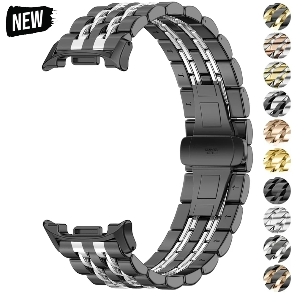Für Samsung Galaxy Watch 8 40/44 mm 8 Classic 46 mm Metallarmband für Galaxy Watch Ultra 2025 47 mm Edelstahlband-Armband Image