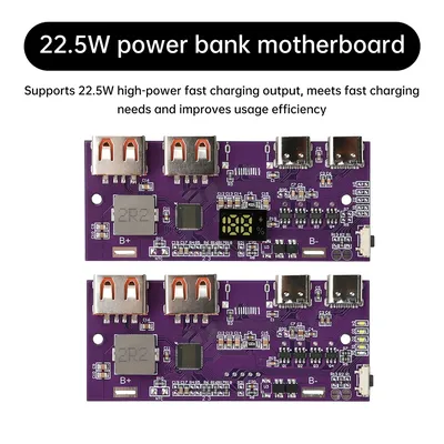 22,5 W Schnelllademodul 3,7 V Ternäres Lithium-Mainboard QC4+ PD3.0 Unterstützt VOOC SPC Geeignet für DIY Power Banks