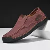 Männer Leder Casual Loafer Schuhe Hochzeit Kleid Schuhe Neue Große Größe Mokassins Schuhe Wildleder Schuhe Hohe Qualität Zapatos