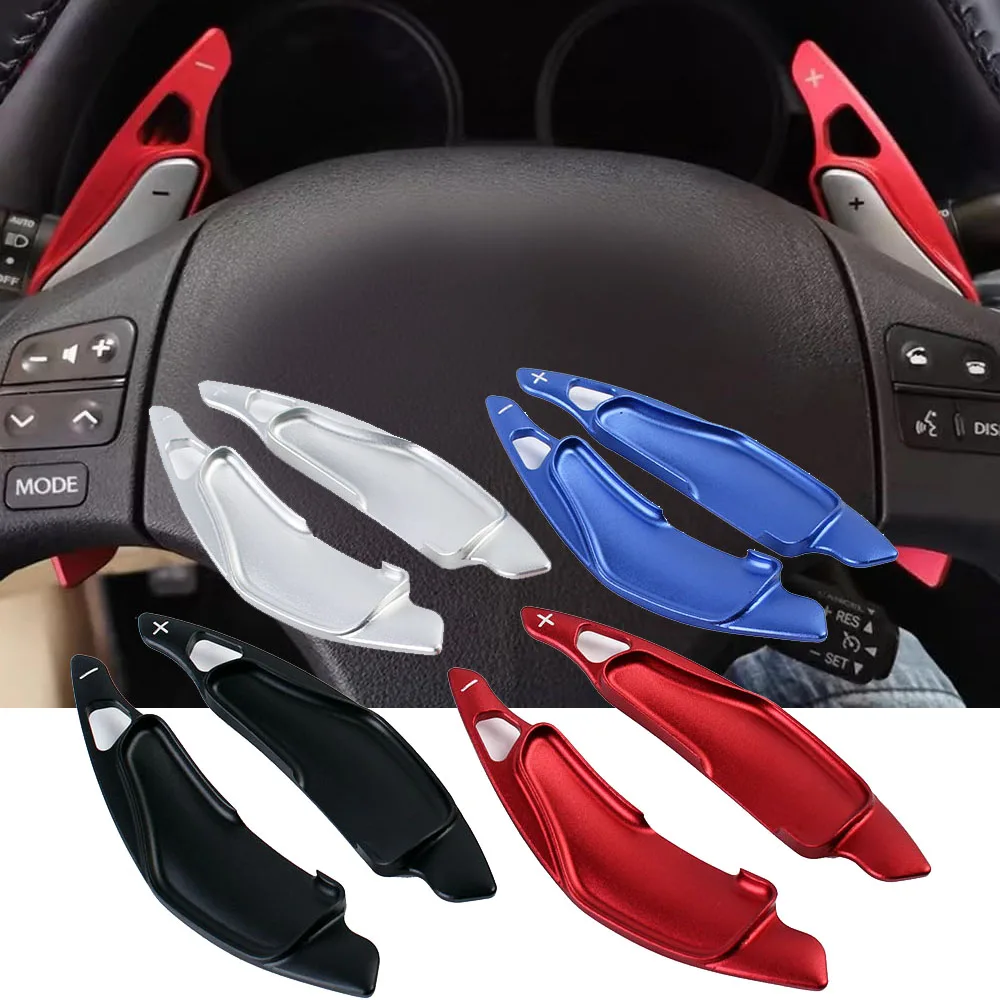 Aluminium Paddle Shifter Extension Kit für Lexus 2006-2013 2. Generation IS250 IS350 is-F Auto Shift Paddle Extended Trim Abdeckung Image