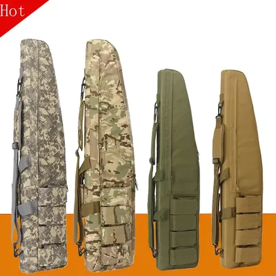 Waterproof Tactical Heavy Duty Gear Long Gun Bag Hunting Holster Airsoft Accessories Molle Shooting Sniper Rifle Scope Gun Case